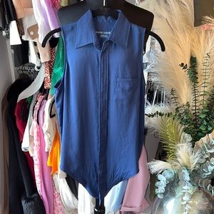 Ralph Lauren Sleeveless tie blouse